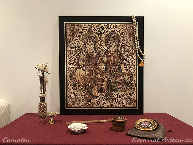 Rama y Sita, altar